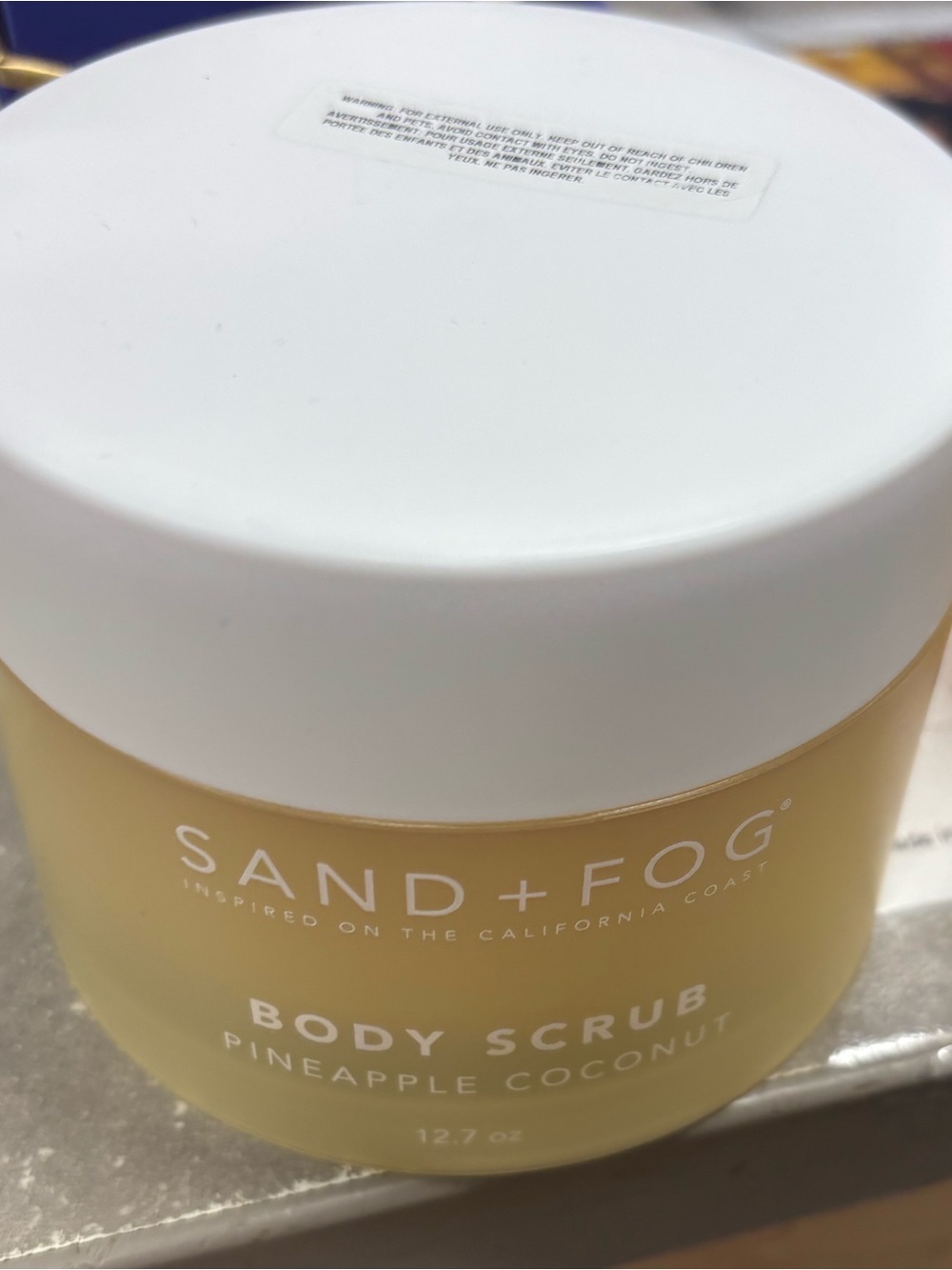 Sand + Fog Pineapple Coconut Body Scrub — Yellow